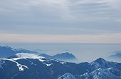 11 giù è un mare di nebbia